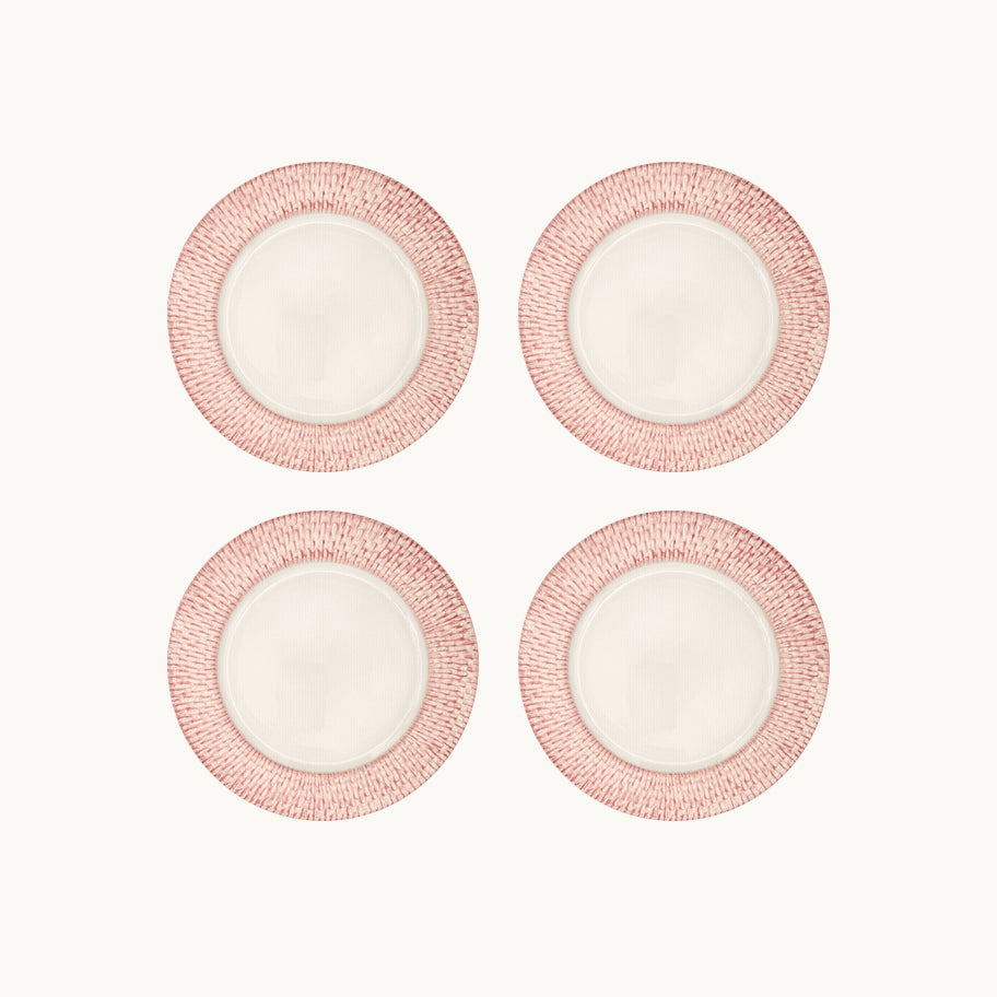 Hamptons dessert plate (set of 4)