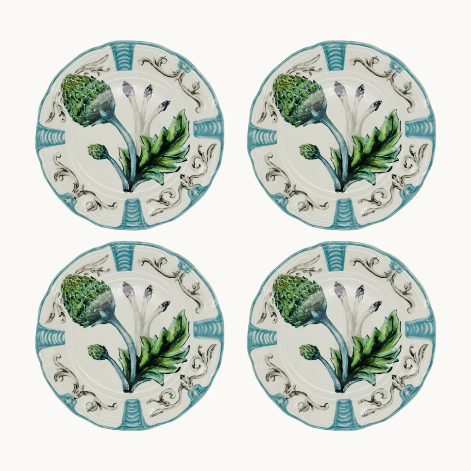 Artichoke dinner plate (set of 4)