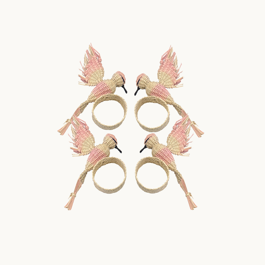 Birds napkin ring (set of 4)