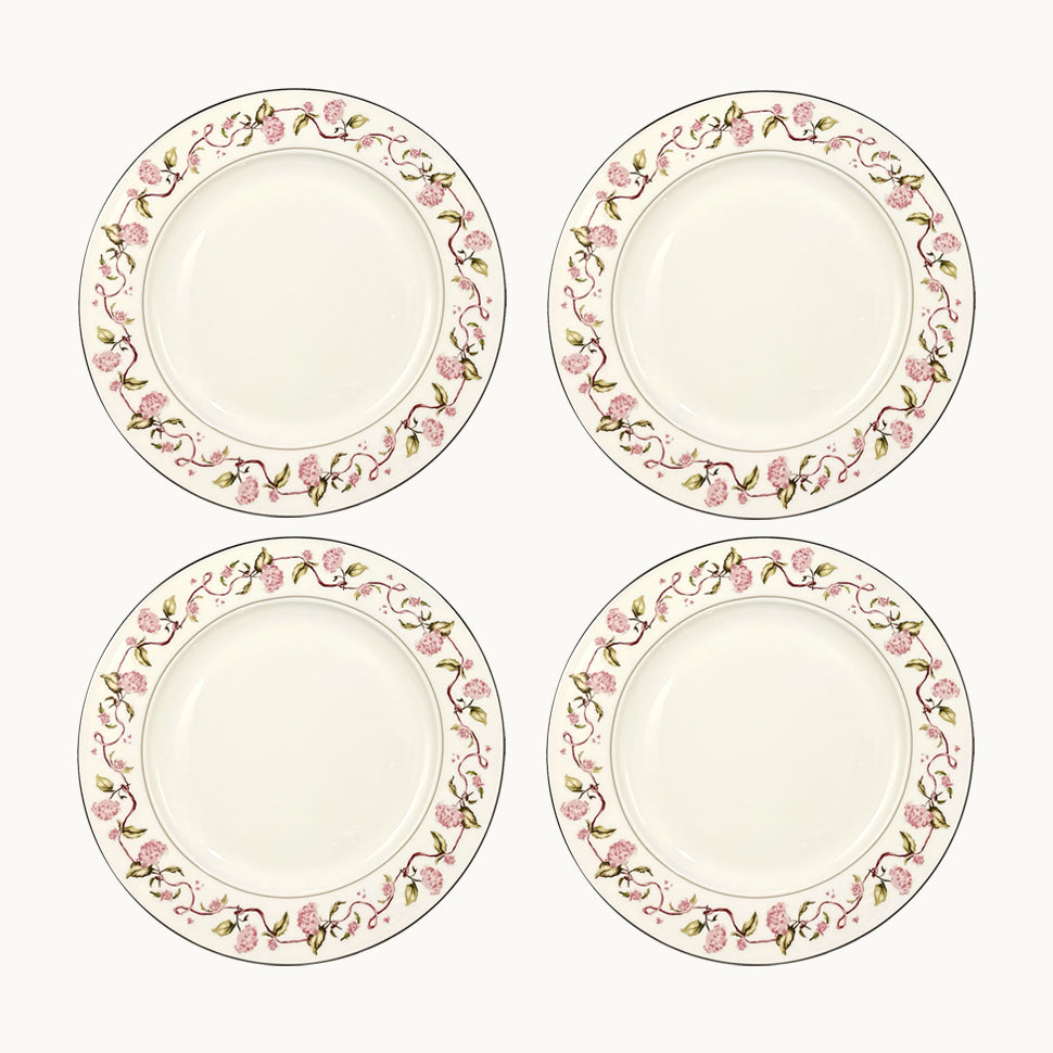 Sag Harbour Hydrangeas dinner plate (set of 4)