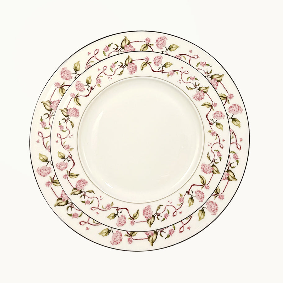 Sag Harbour Hydrangeas dessert plate (set of 4)