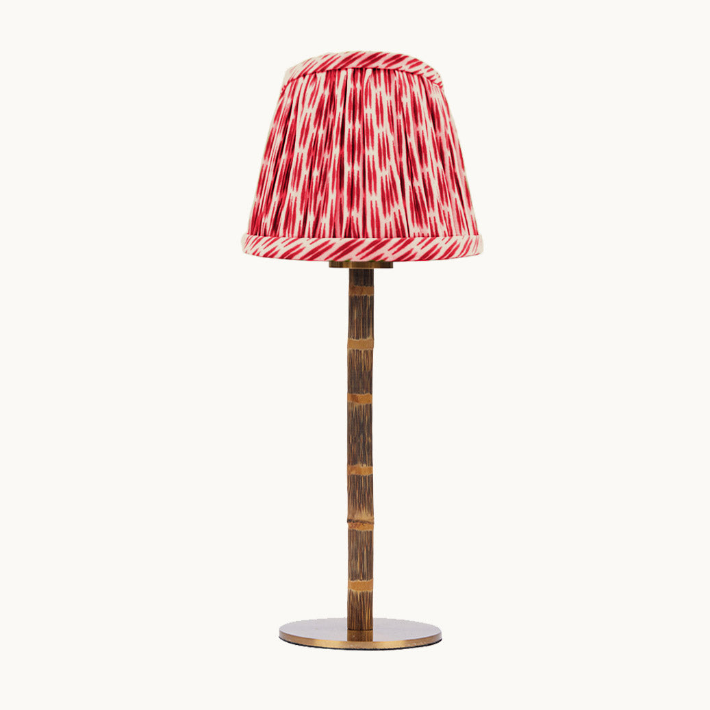 Red bamboo lamp