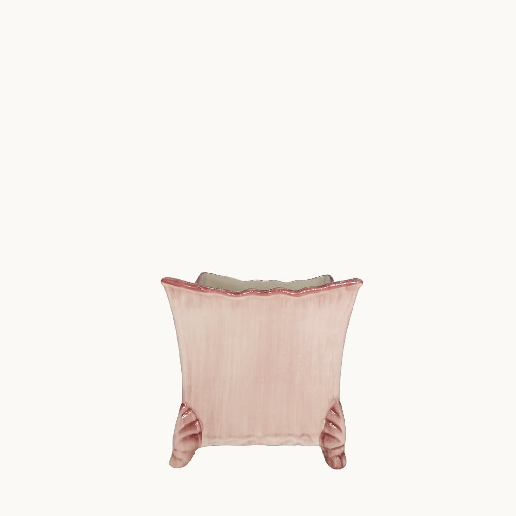 Ceramic planter pink