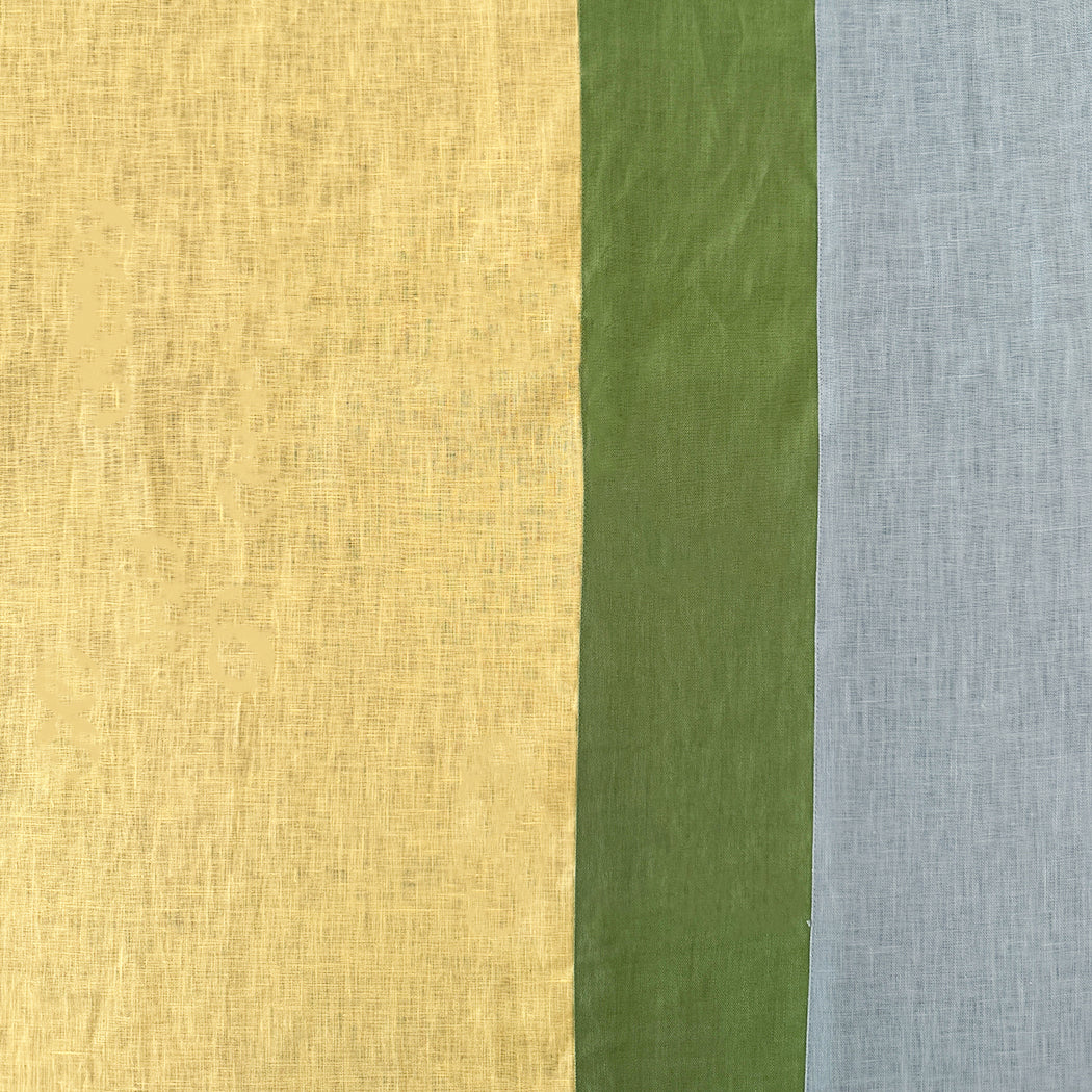 Milano yellow linen tablecloth