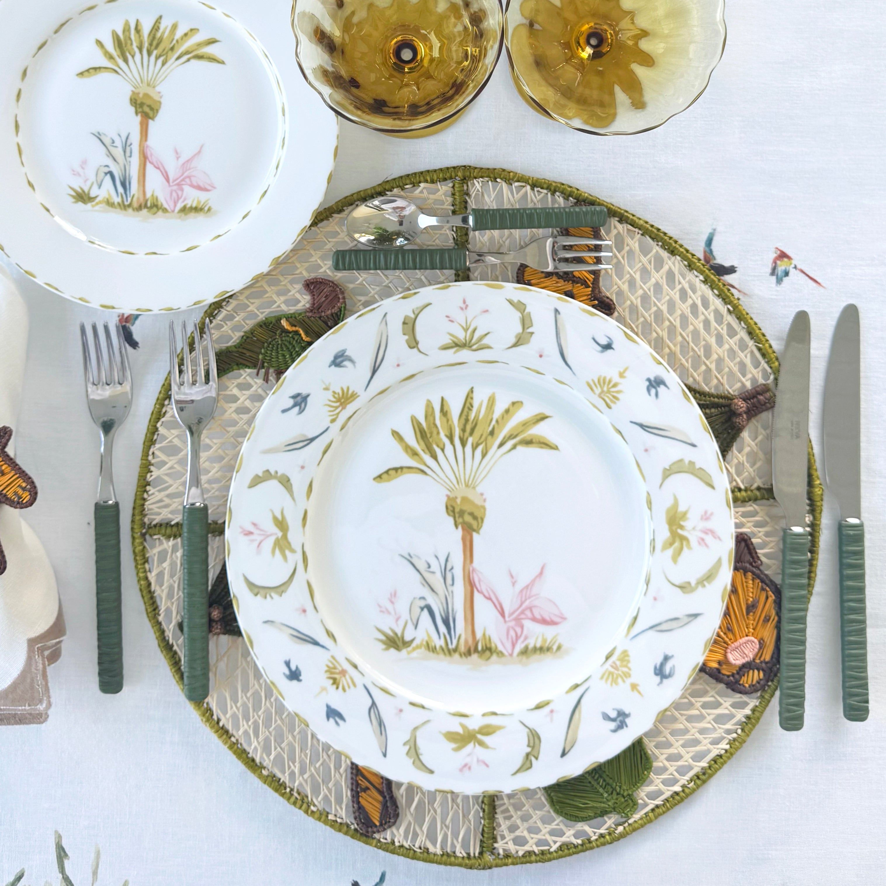 Marina Palms dinner plate (set of 4)
