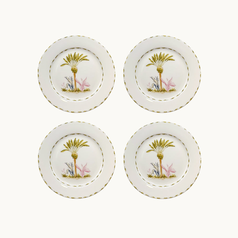Marina Palms dessert plate (set of 4)