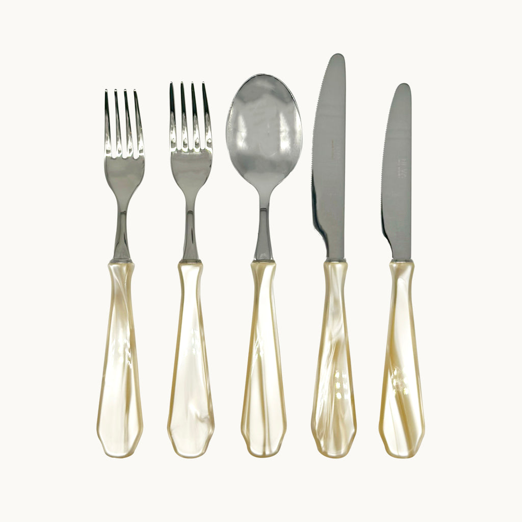 MOTHER OF PEARL IVORY CUTLERY SET