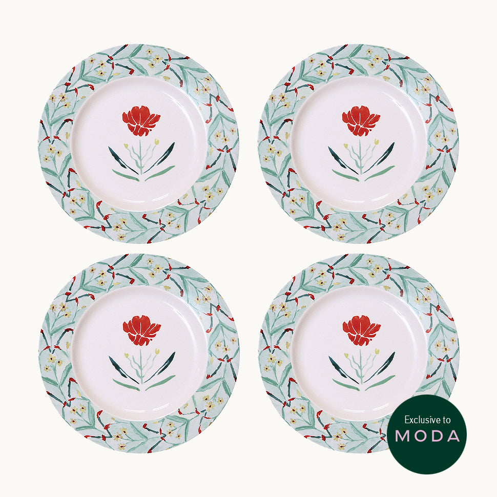 Jardin Nouveau dinner plate (set of 4)