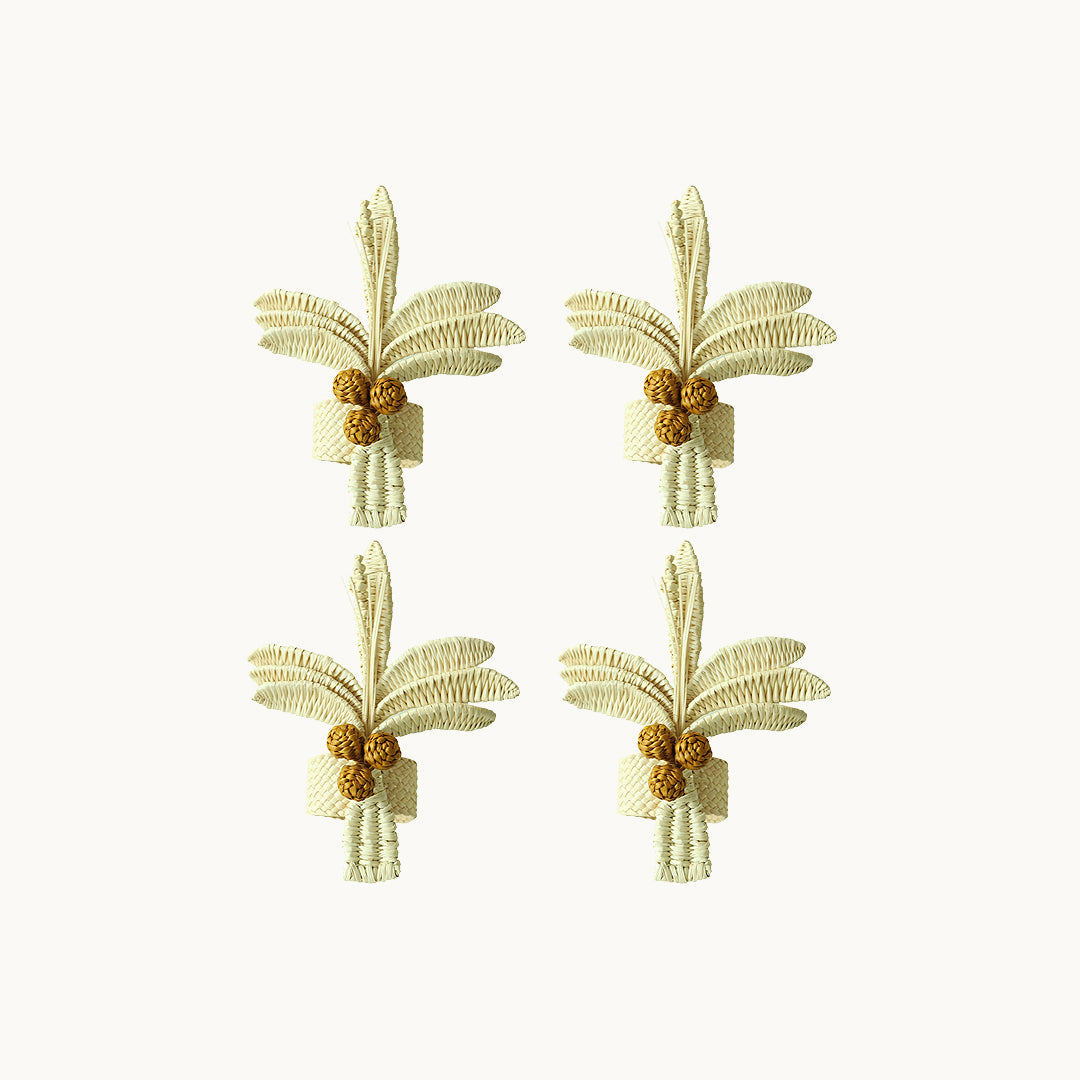 Palm napkin ring (set of 4)