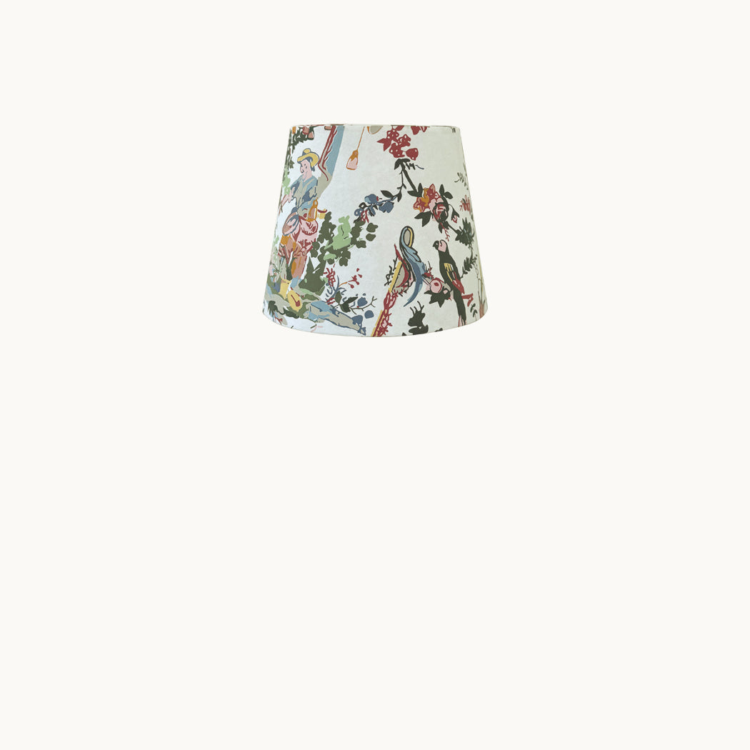 Toile paper shade cover