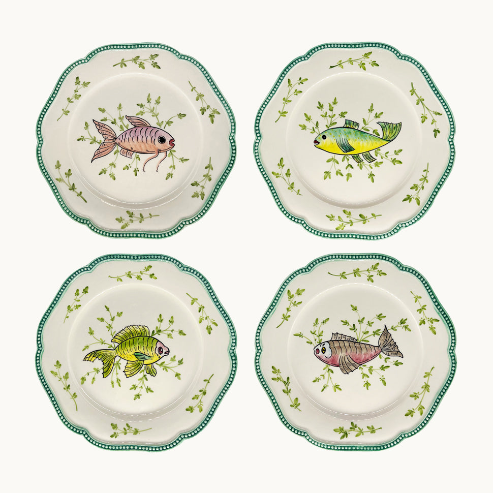 Foure in mare dinner plates (set of 4)