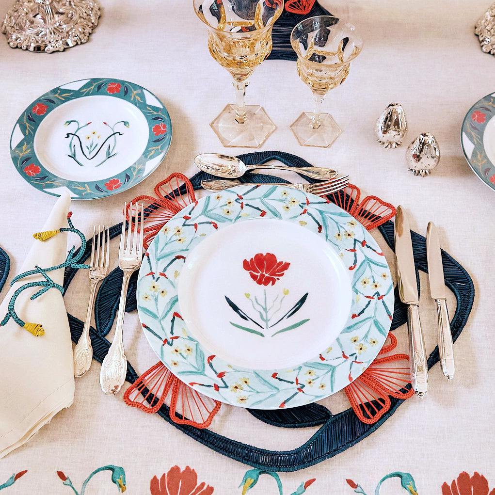 Jardin Nouveau dinner plate (set of 4)