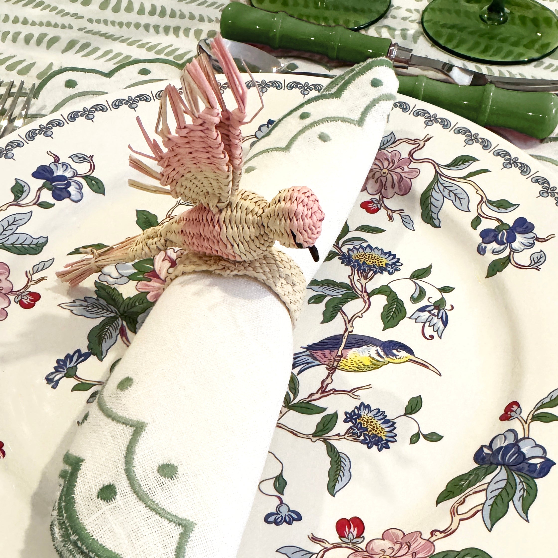 Birds napkin ring (set of 4)