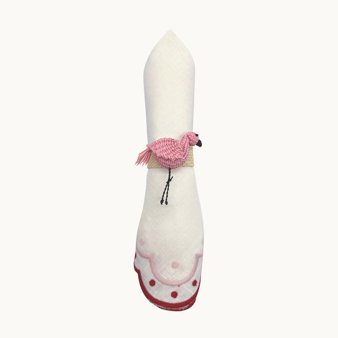 Flamingo napkin ring (set of 4)