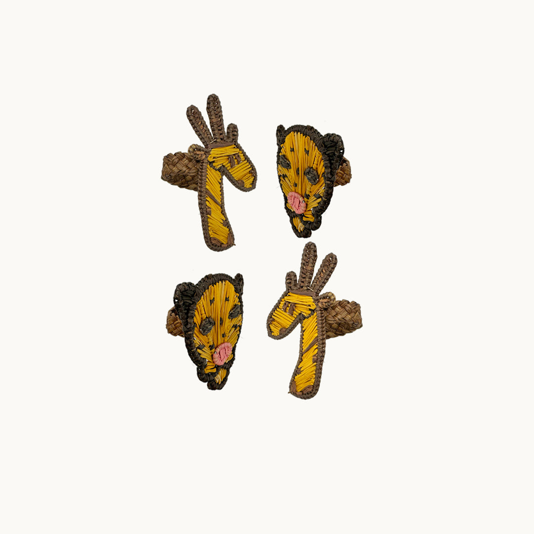 Jungle napkin ring (set of 4)