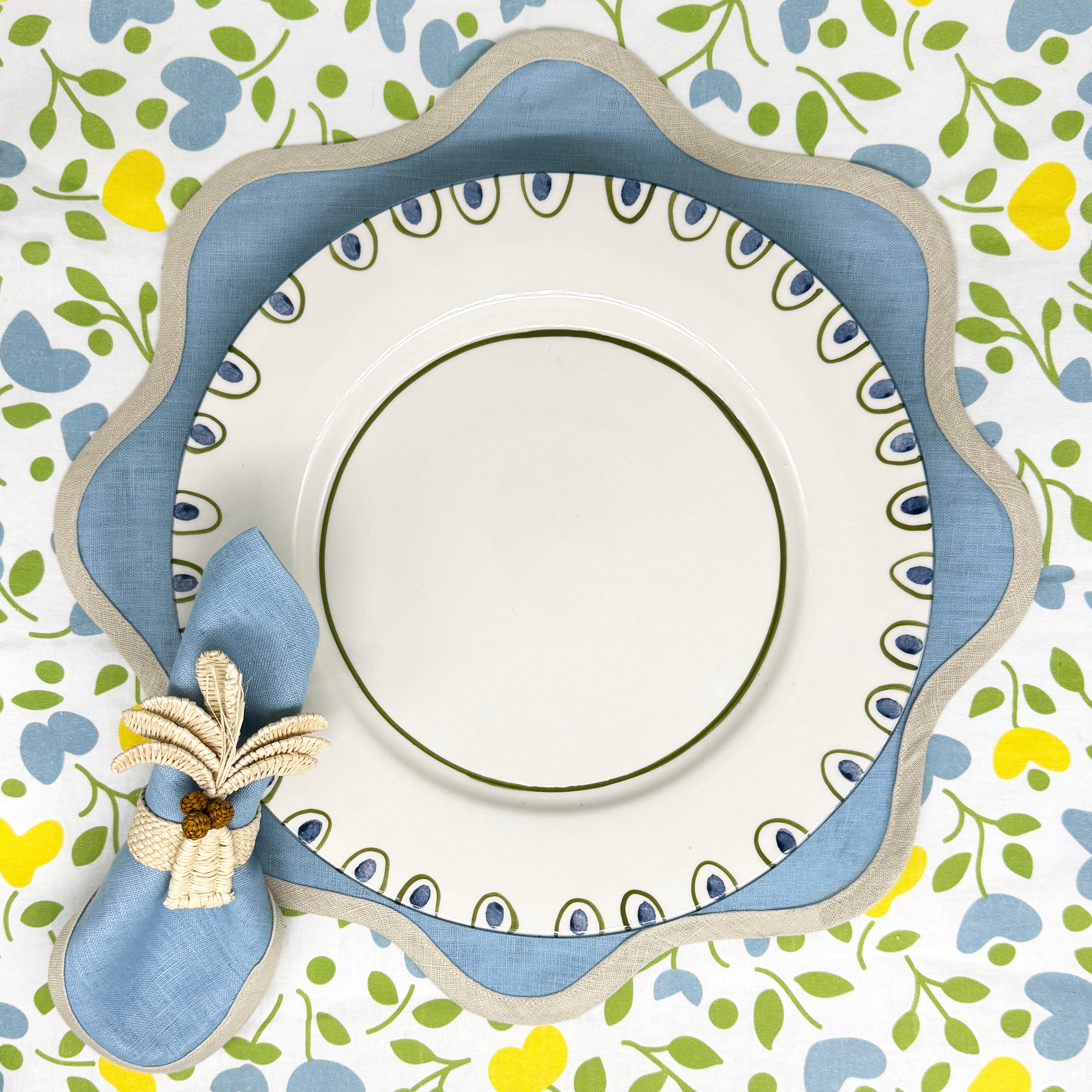 Palm napkin ring (set of 4)