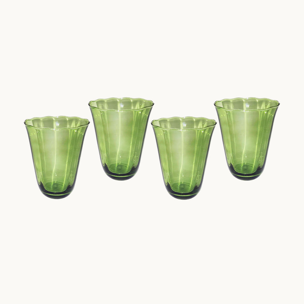 Peter green glass (set of 4)