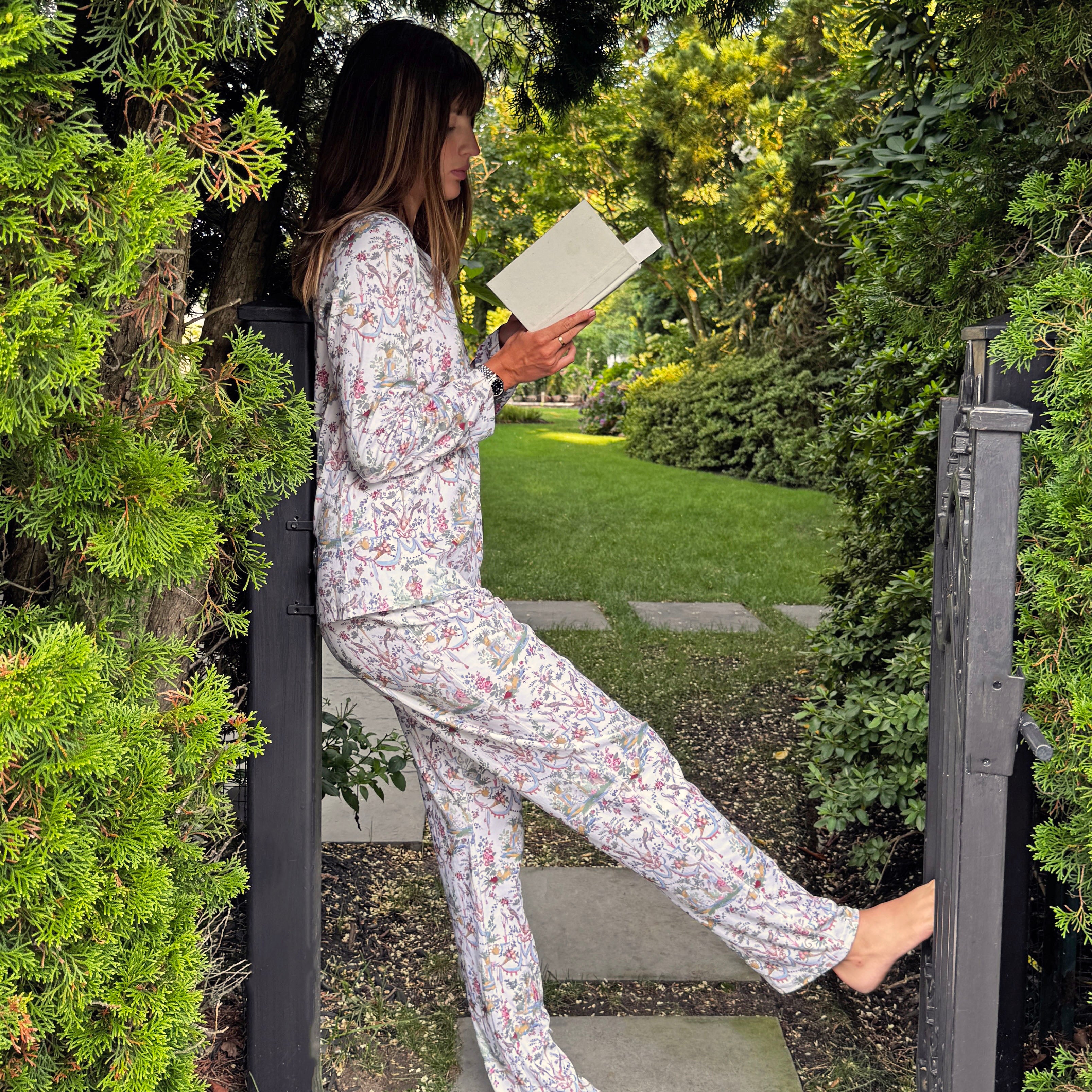 Printed Cotton Pajamas for Unhurried Mornings