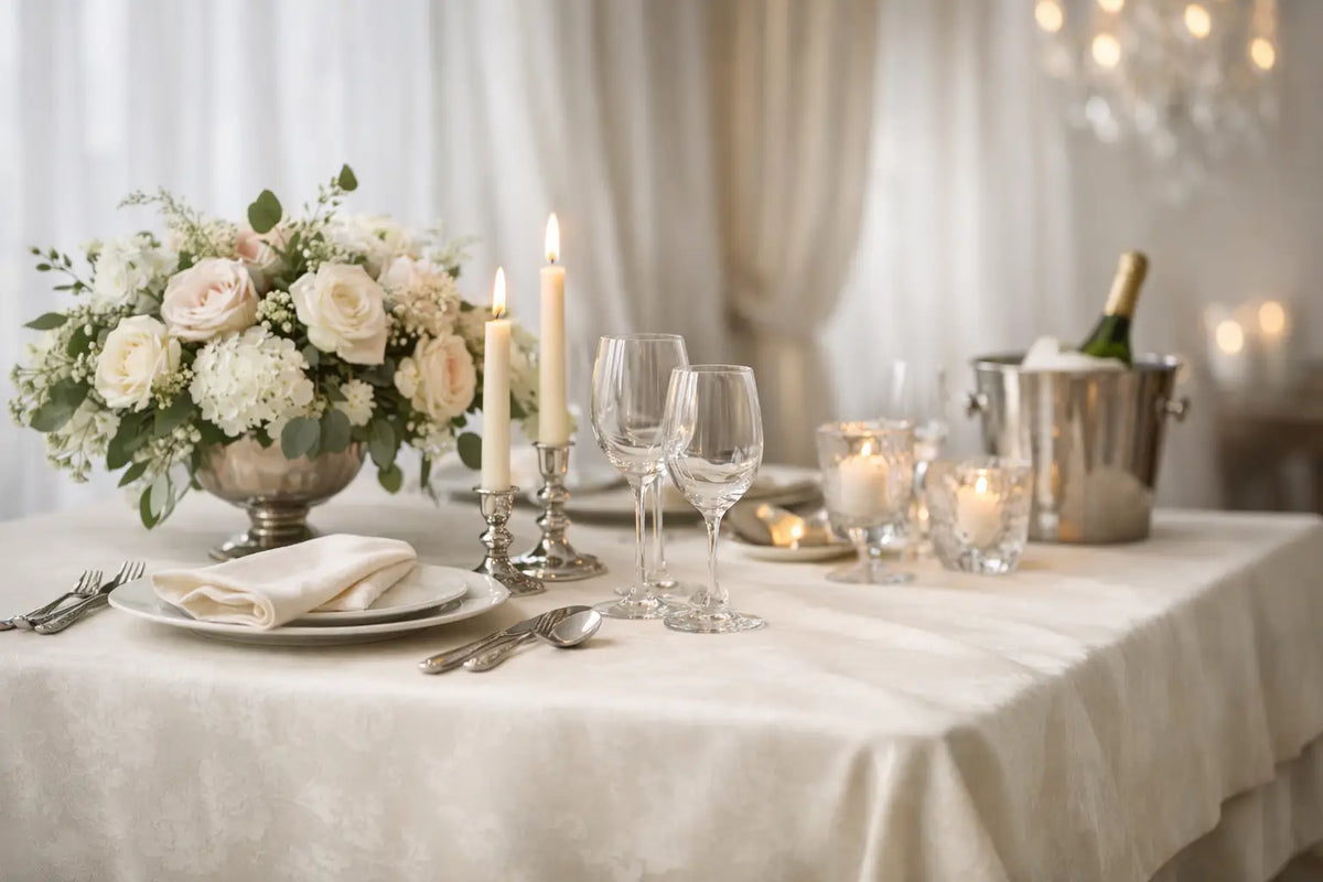 Tablecloths for Elegant Entertaining by Duggan Society