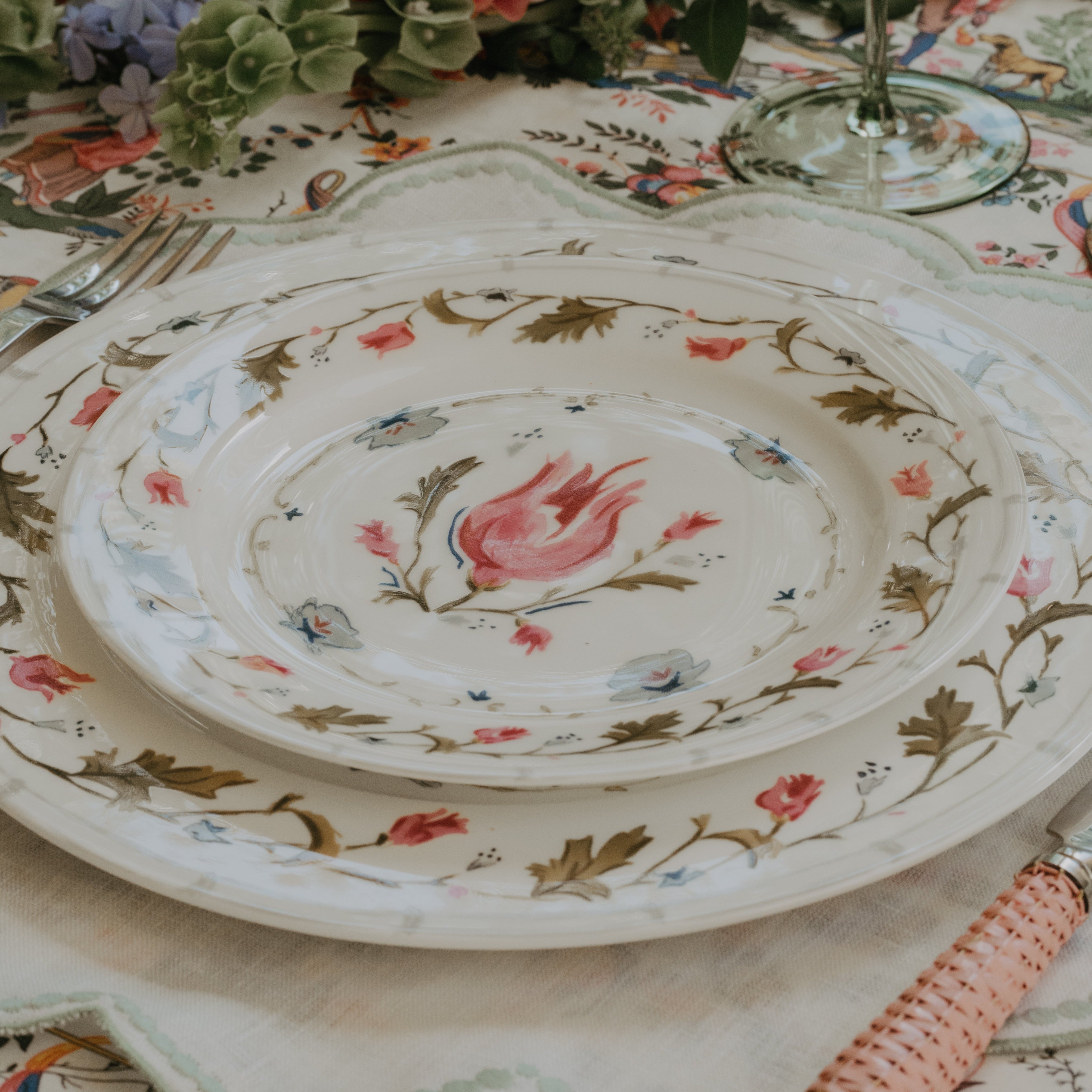 English garden dinner plate (set of 4)
