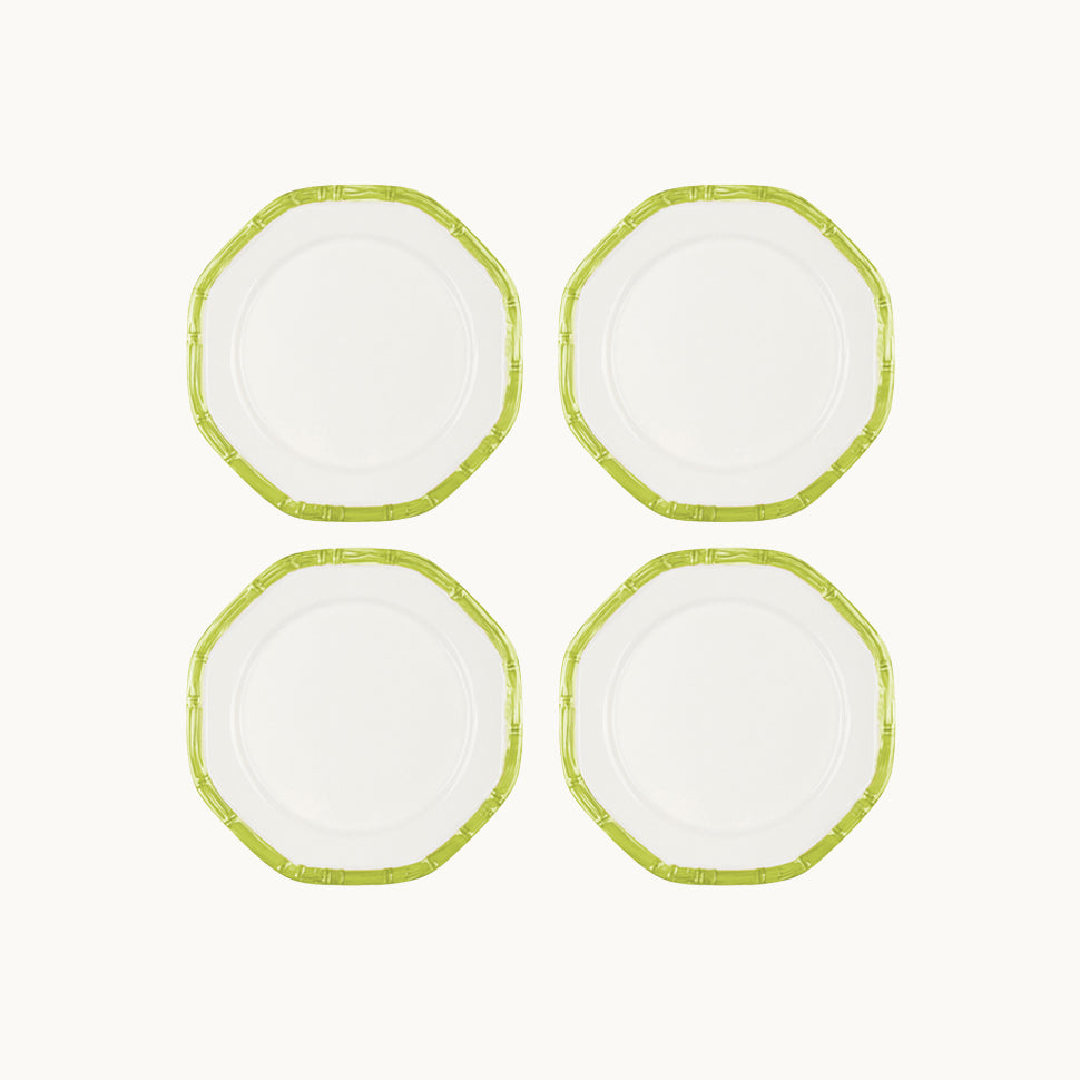 Bamboo Green Dessert plate (set of 4)