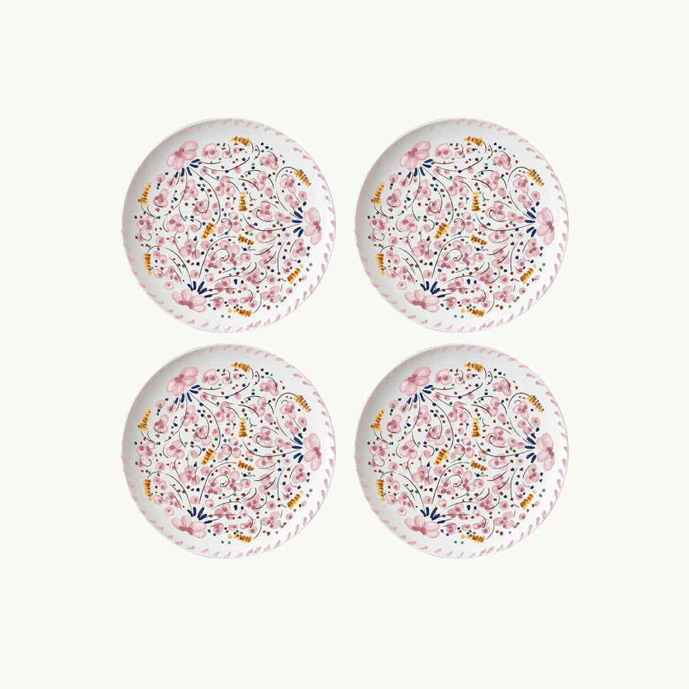 Full Bloom dessert plate (set of 4)