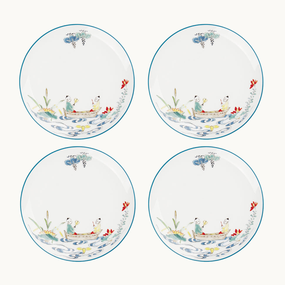 Lotus dinner plate (set of 4)