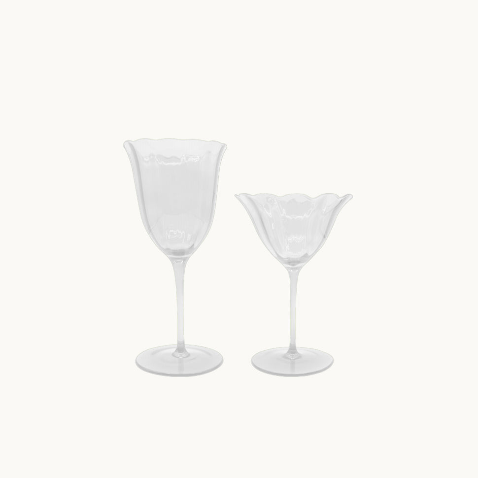 Lily clear wine glass (set of 4)