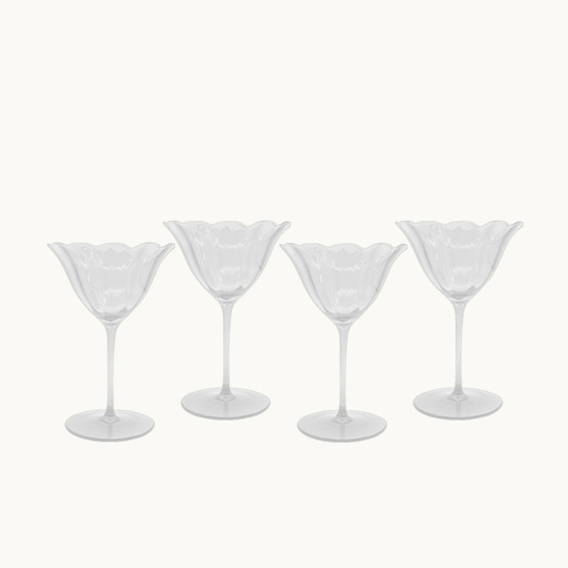 Lily clear wine glass (set of 4)