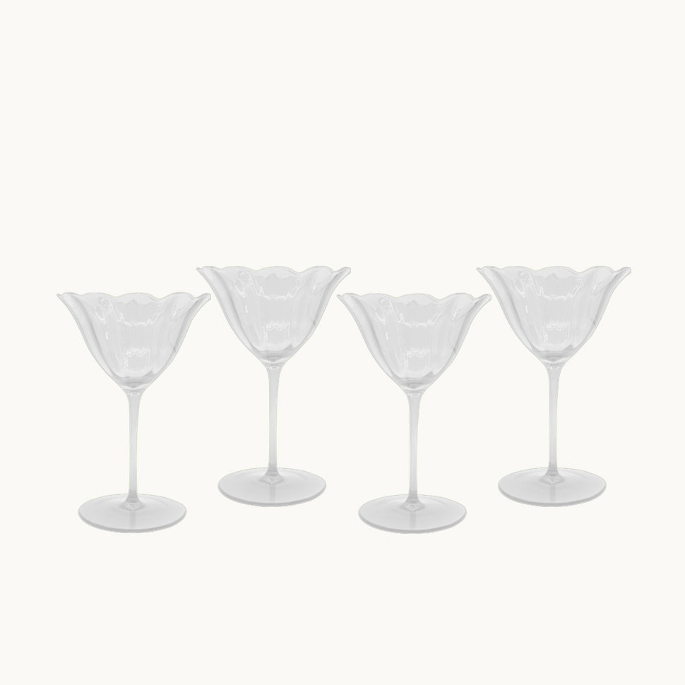 Lily clear wine glass (set of 4)