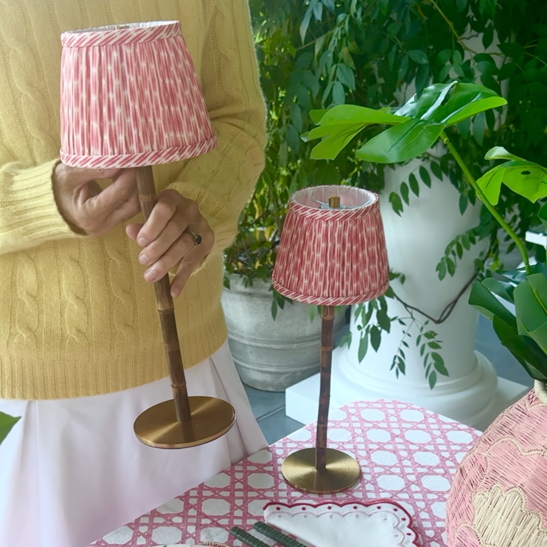 Red bamboo lamp - Thumbnail 3