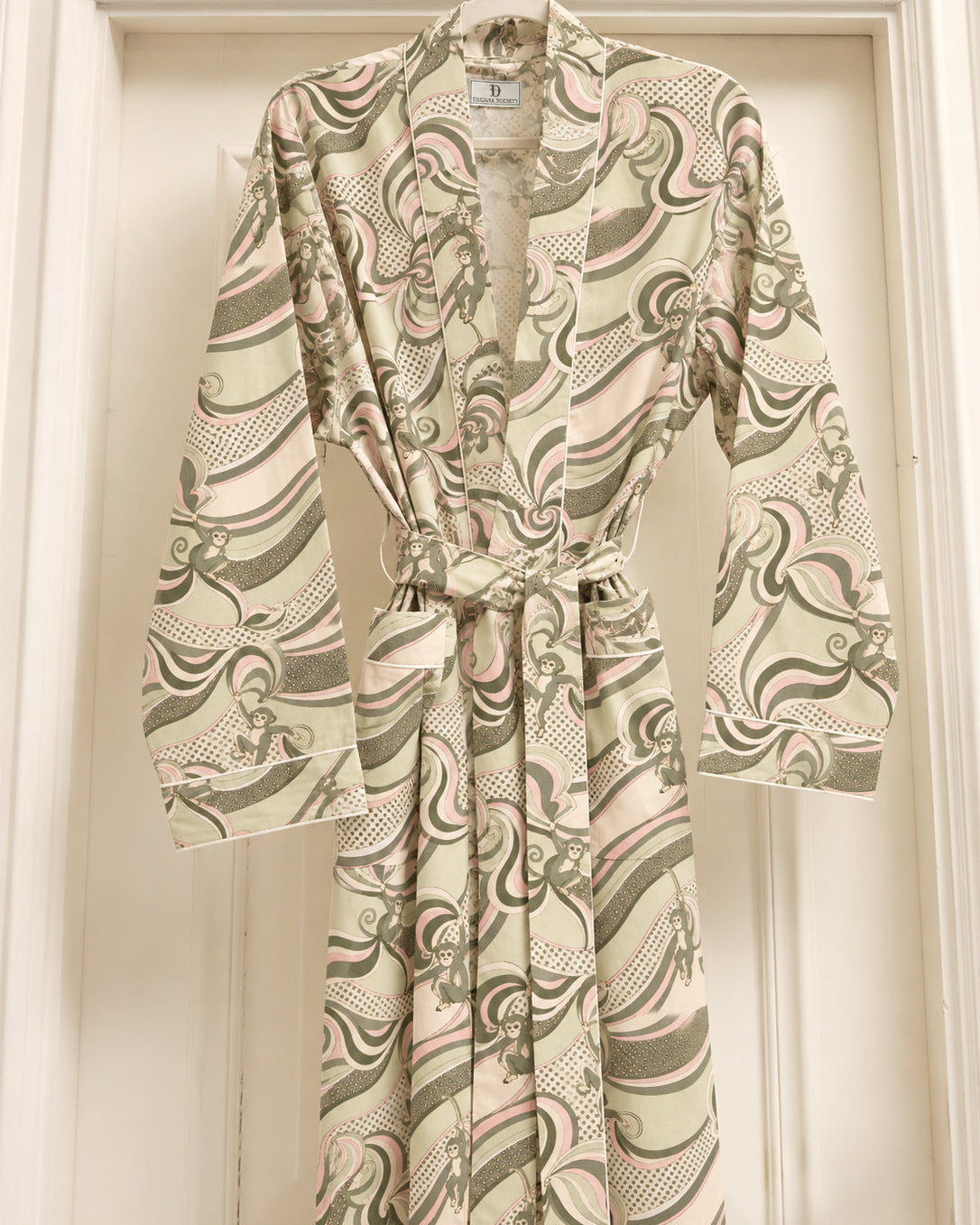 Jenny Printed Cotton Robe by Duggan Society