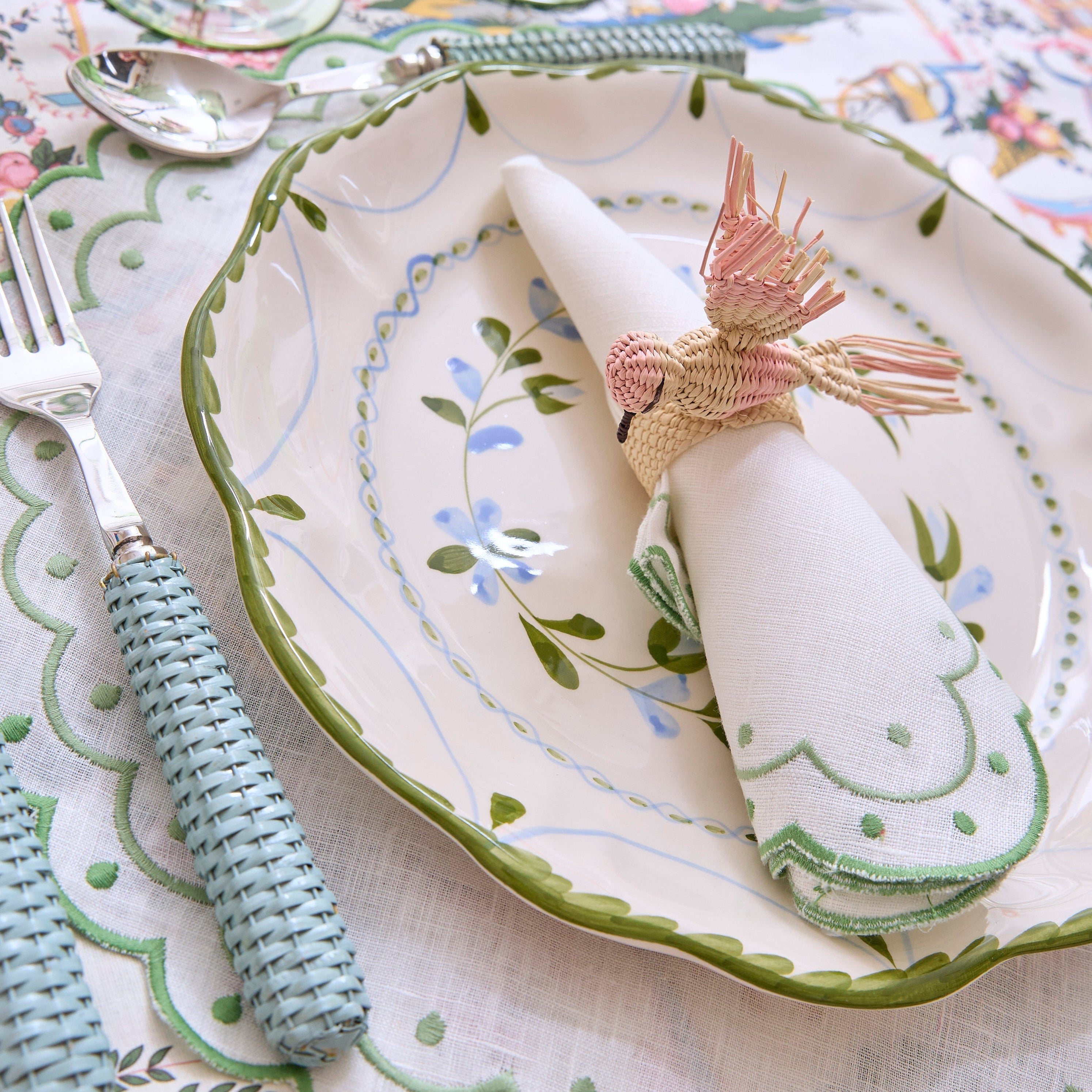 Duggan Society Birds Napkin Ring - Thumbnail 3