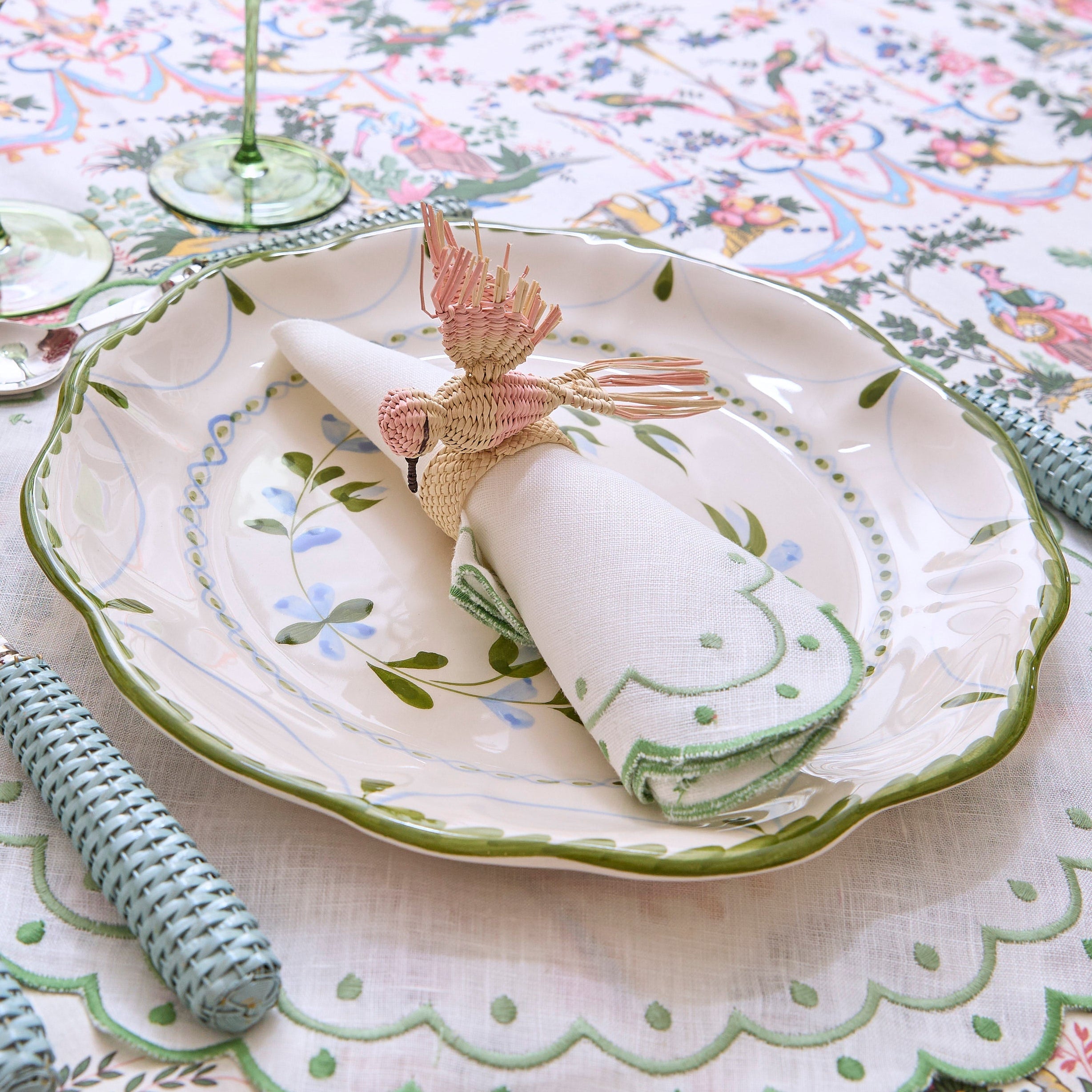 Duggan Society Birds Napkin Ring - Thumbnail 2
