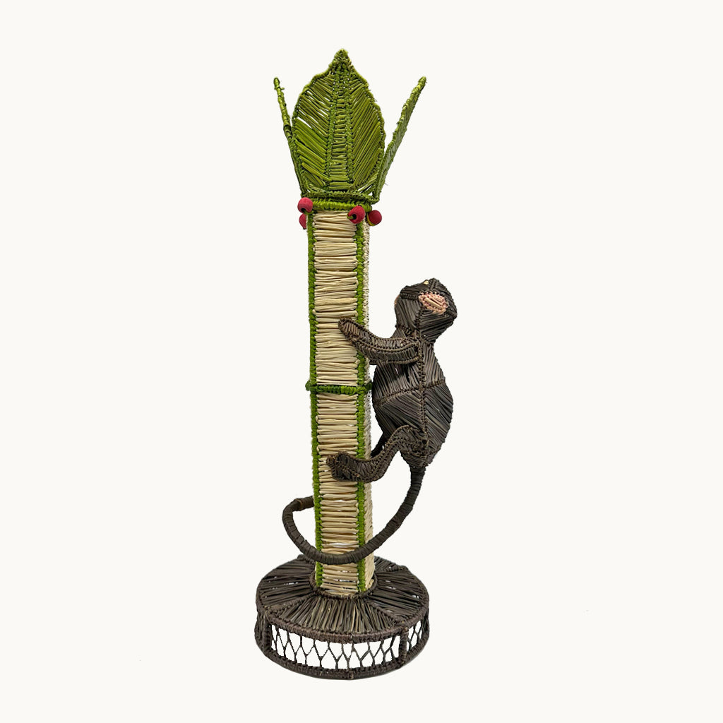 Jungle monkey candleholder