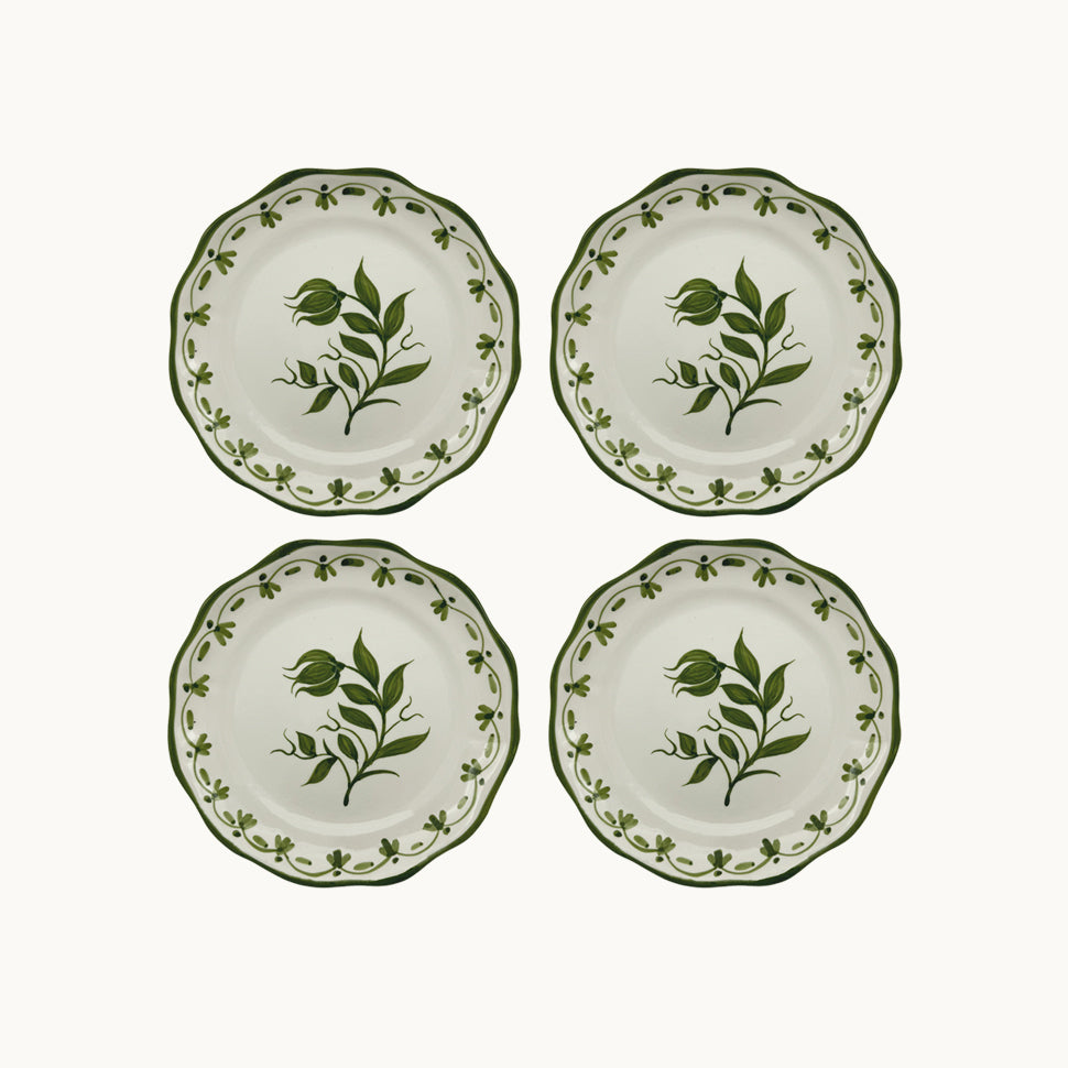 Tulip dessert plate (set of 4)