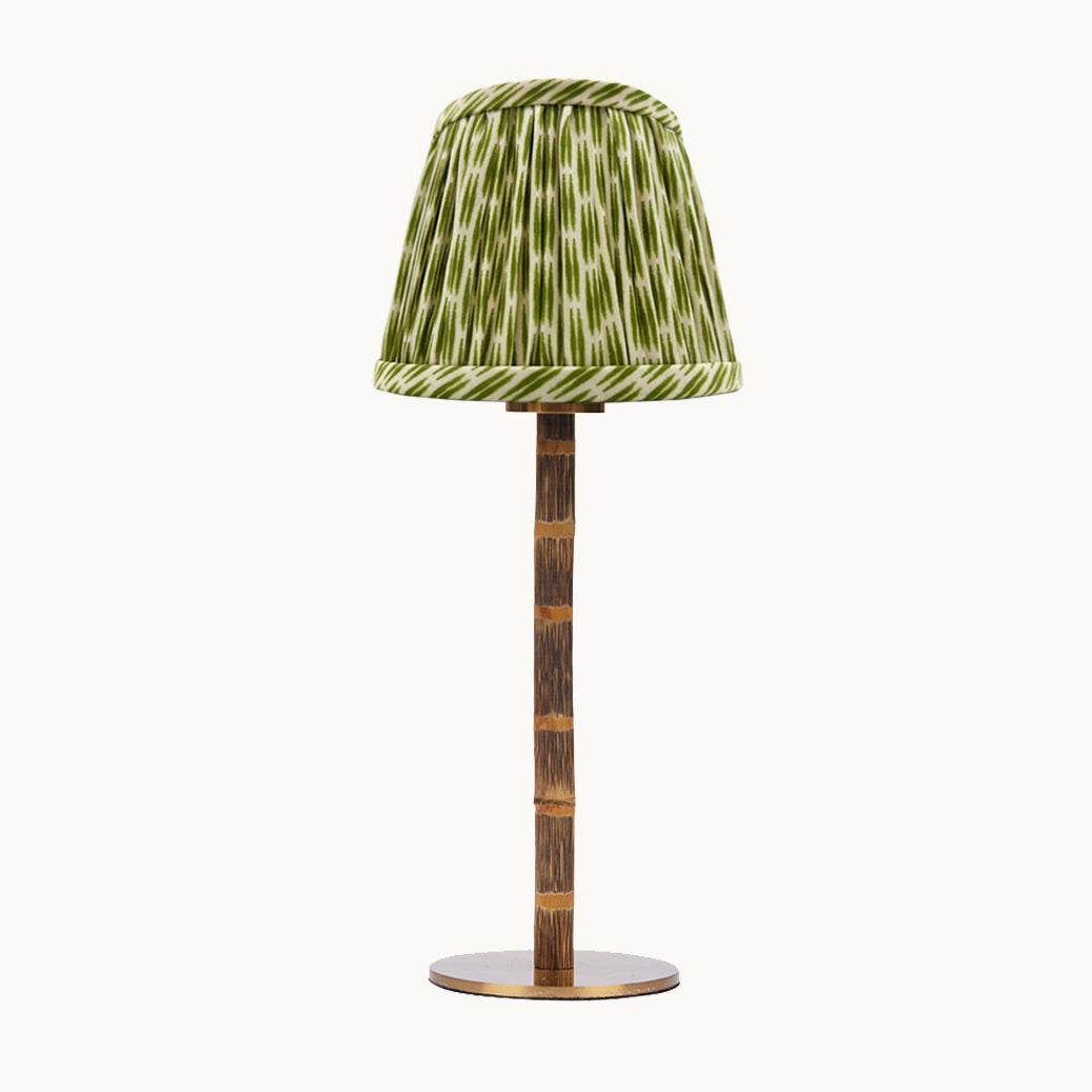 jungle  bamboo green lamp