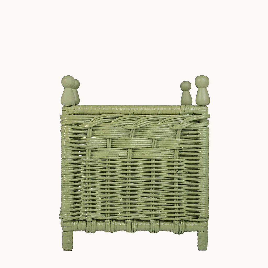 Wicker green planters