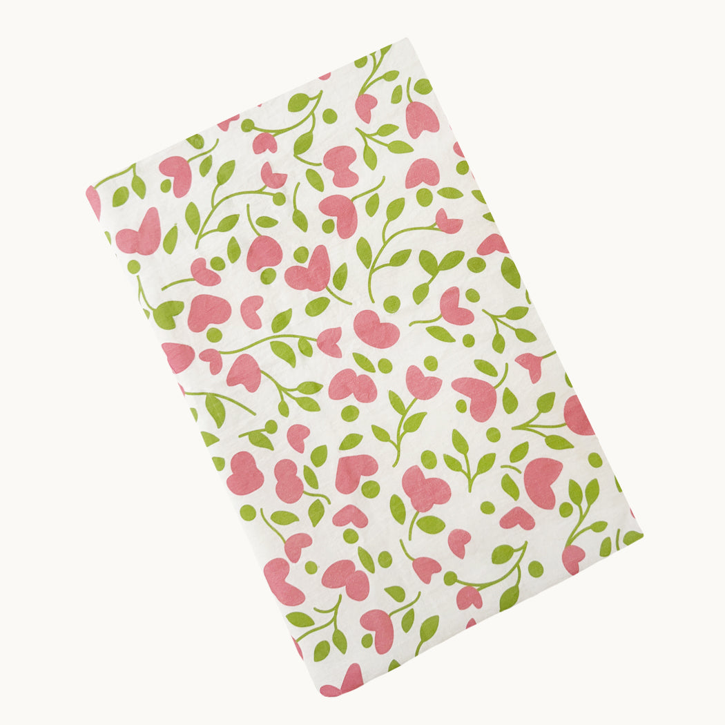 Sarah pink linen tablecloth