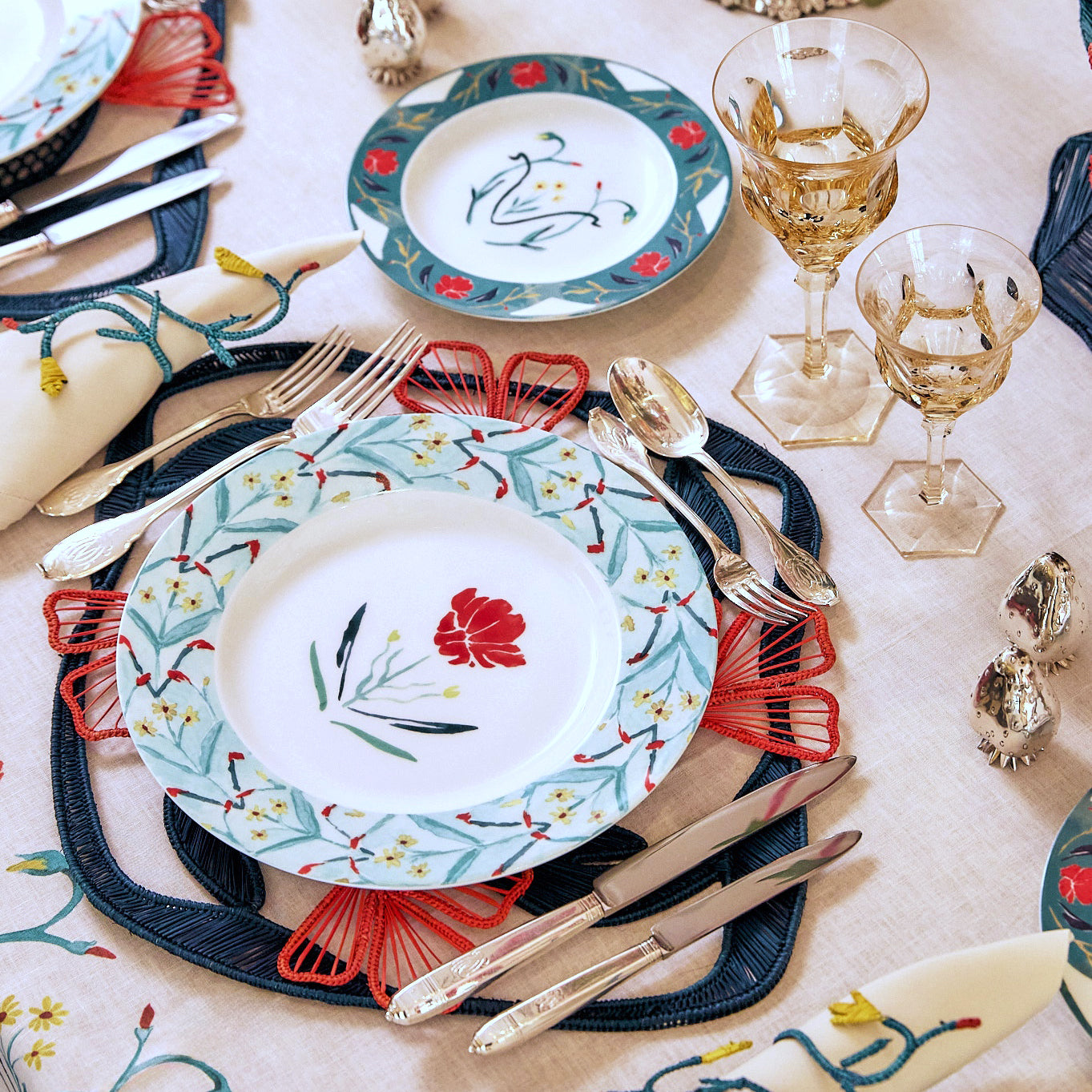 JARDIN NOUVEA DINNER PLATE (set of 4)