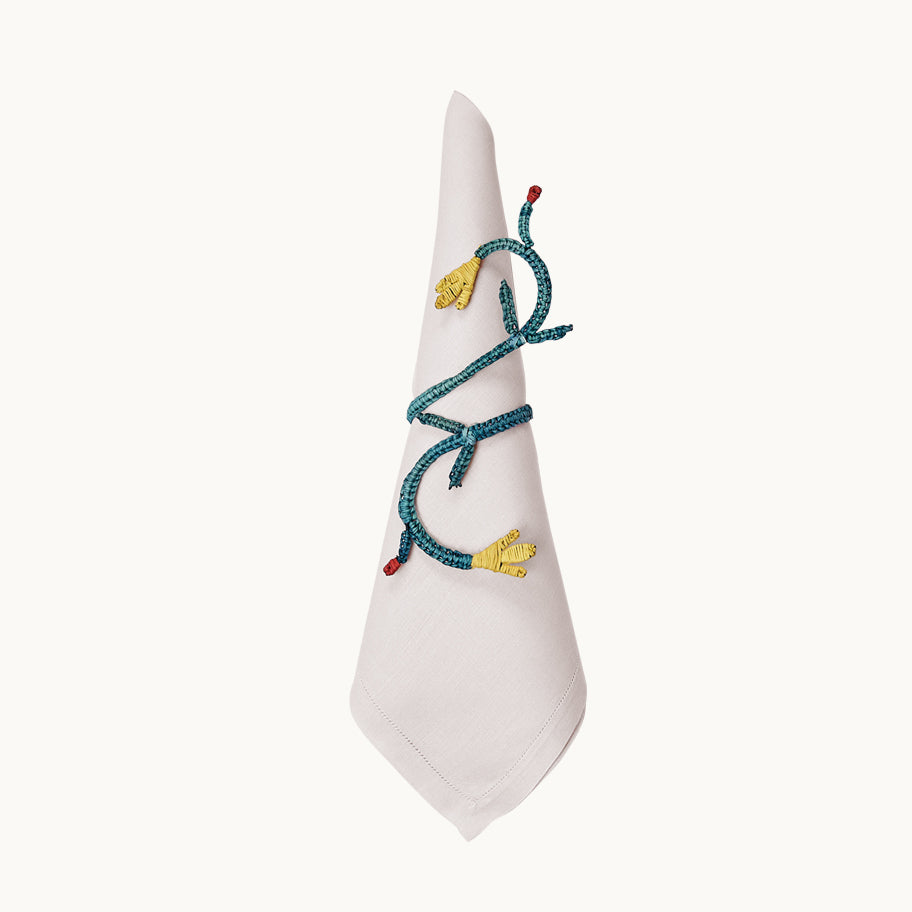 jardin nouvea napkin rings set of 4