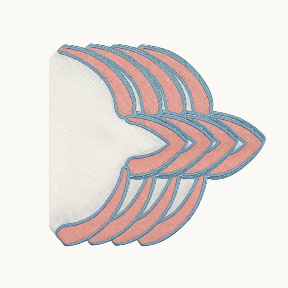 poppy pink napkin