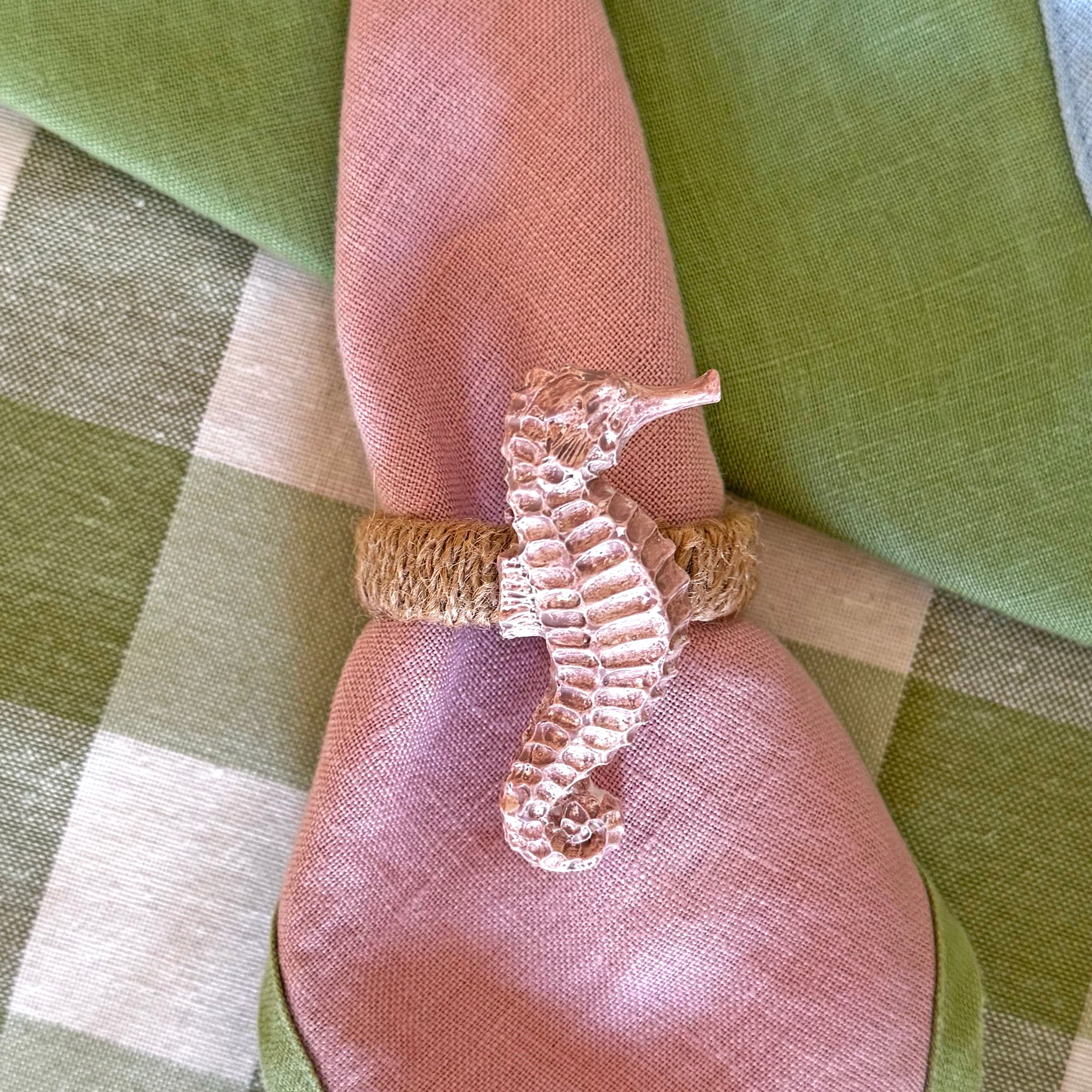 Duggan Society Seahorse Napkin Ring