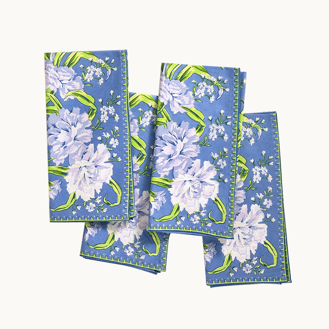 Cotswolds Blue napkins (set of 4)