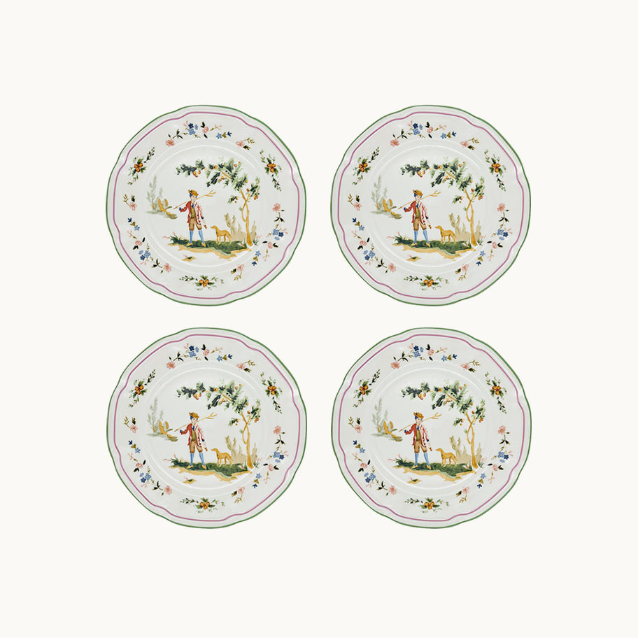 TOILE DESSERT PLATE (set of 4)