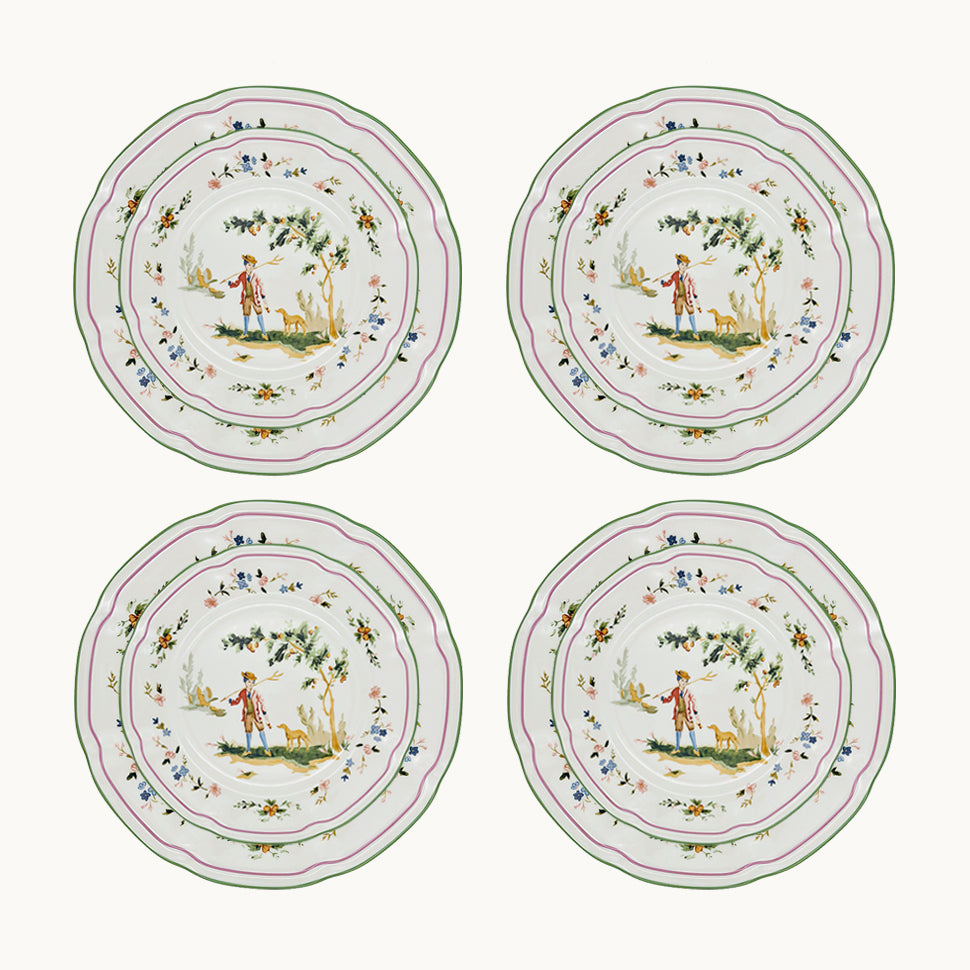 TOILE DESSERT PLATE (set of 4)